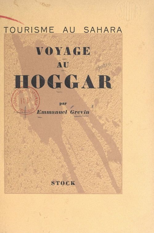 Couverture ebook de Tourisme au Sahara : voyage au Hoggar, de Emmanuel Grevin