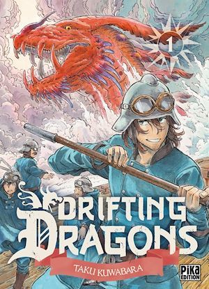 Couverture ebook de Drifting Dragons T01, de Taku Kuwabara
