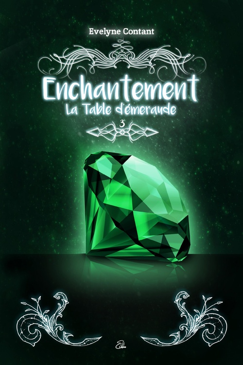 ebook cover of La table d'émeraude, by Evelyne Contant