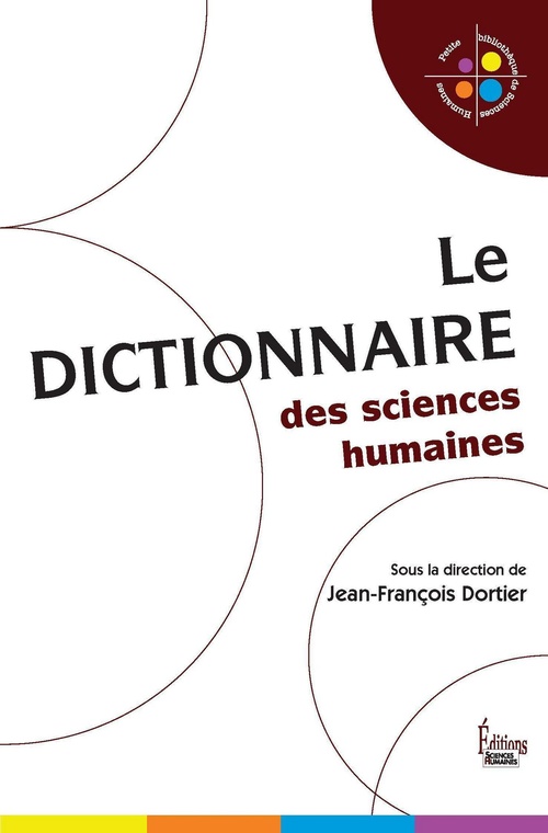 ebook cover of Dictionnaire des sciences humaines (2008), by Jean-François Dortier