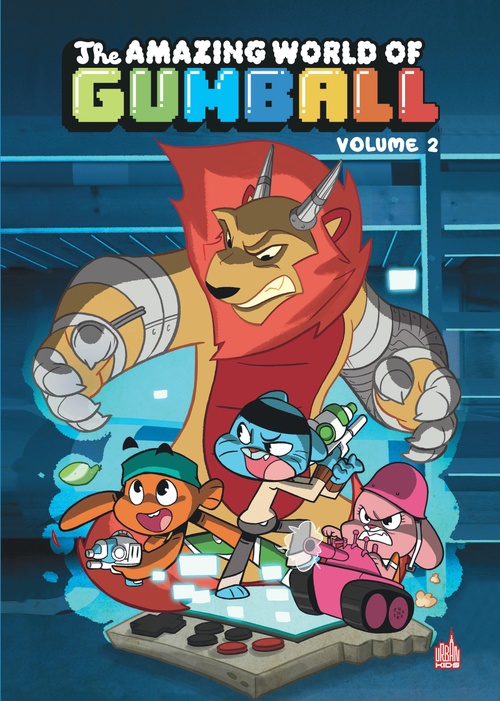 Couverture ebook de Le Monde incroyable de Gumball - Tome 2, de Megan Brennan, Frank Gibson, Katie Farina, Tyson Hesse