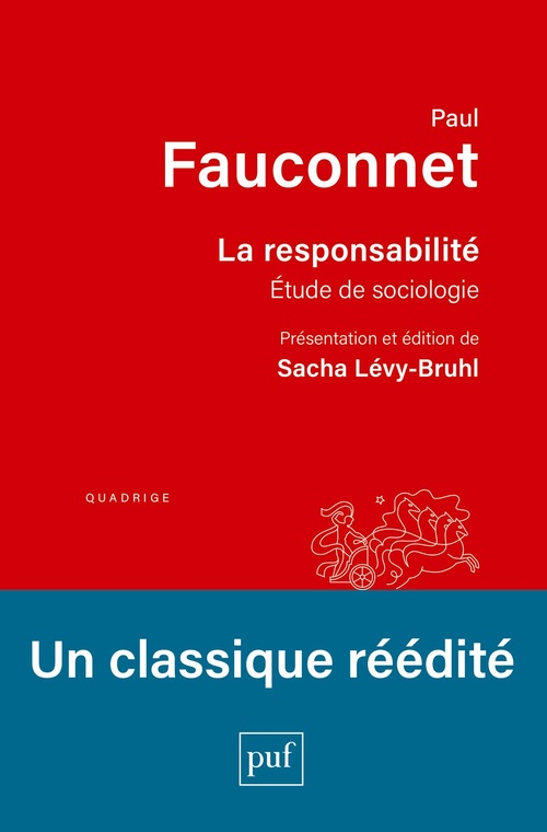 ebook cover of La responsabilité : Etude de sociologie, by Paul Fauconnet, Sacha Lévy-Bruhl