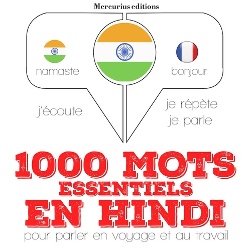 audiobook cover of 1000 mots essentiels en hindi, by Jm Gardner