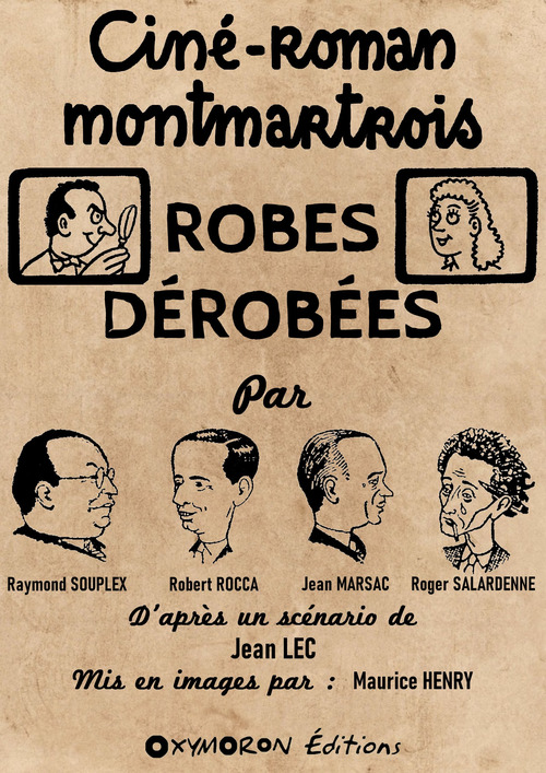 ebook cover of Robes dérobées, by Jean Marsac, Robert Rocca, Roger Sarladenne, Raymond Souplex