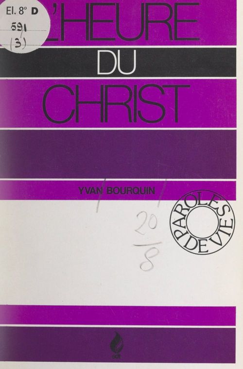 Couverture ebook de L'heure du Christ, de Yvan Bourquin
