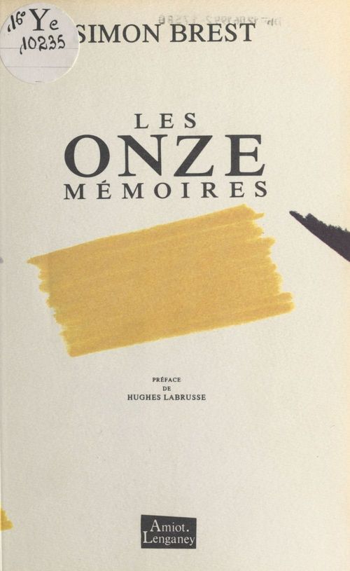 Couverture ebook de Les Onze Mémoires, de Simon Brest