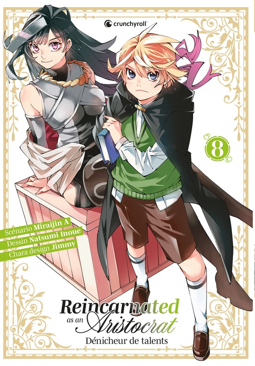 ebook cover of Reincarnated As An Aristocrat T08, by Natsumi Inoue