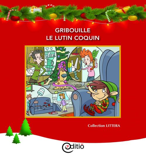 ebook cover of Gribouille le lutin coquin, by Stephanie Bourassa