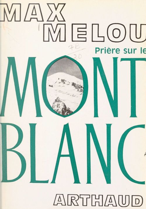ebook cover of Prière sur le Mont Blanc, by Max Melou