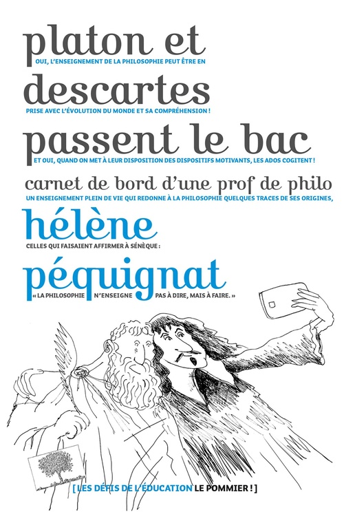 Couverture ebook de Platon et Descartes passent le bac, de Hélène Pequignat