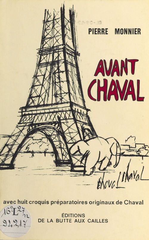 Couverture ebook de Avant Chaval, de Monnier