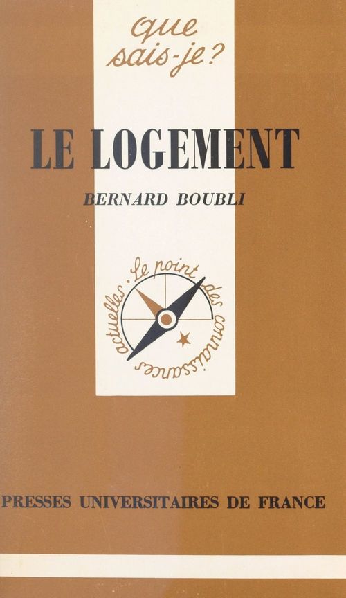 ebook cover of Le logement, by Bernard Boubli
