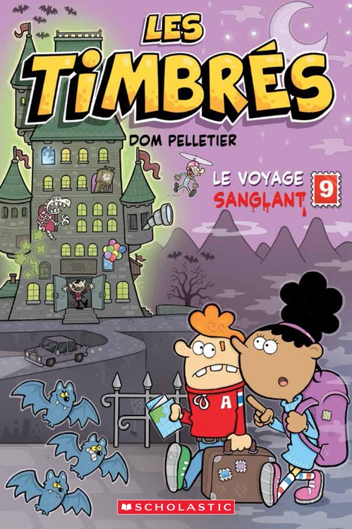 Couverture ebook de Les timbrés : N 9 - Le voyage sanglant, de Dom Pelletier