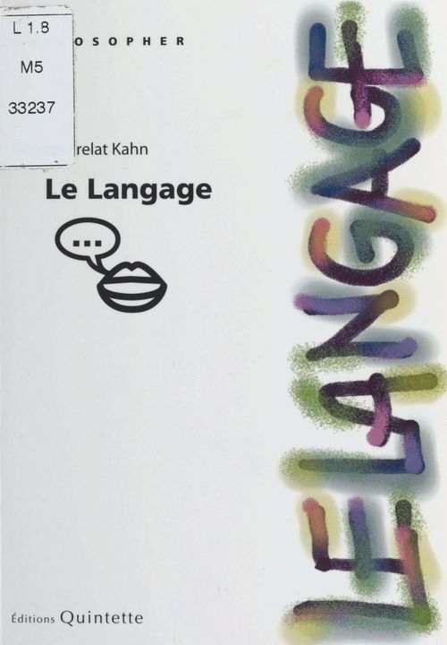 ebook cover of Le Langage, by Brigitte Frelat-kahn