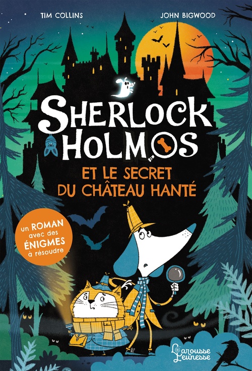 Couverture ebook de Sherlock Holmos et le secret du château hanté, de Tim Collins