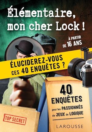 Couverture ebook de Elementaire, mon cher Lock - 40 enquêtes, de Vincent Raffaitin