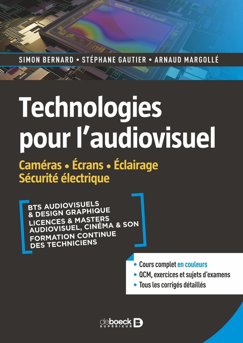 ebook cover of Technologies pour l'audiovisuel, by Arnaud Margollé, Simon Bernard, Stéphane Gautier