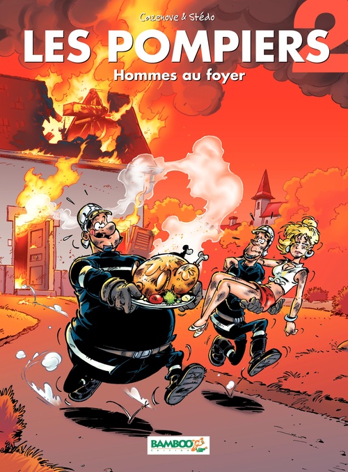 ebook cover of Les Pompiers - Tome 2, by Christophe Cazenove, Stédo