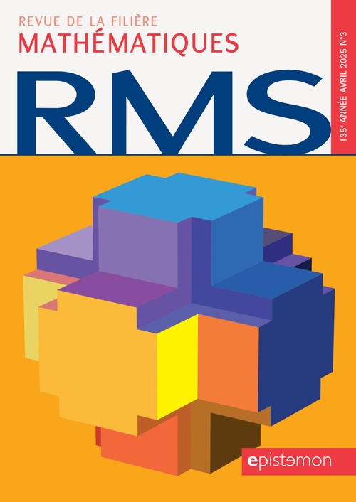 Couverture ebook de RMS 135-3 (Avril-Mai-Juin 2025), de Collectif