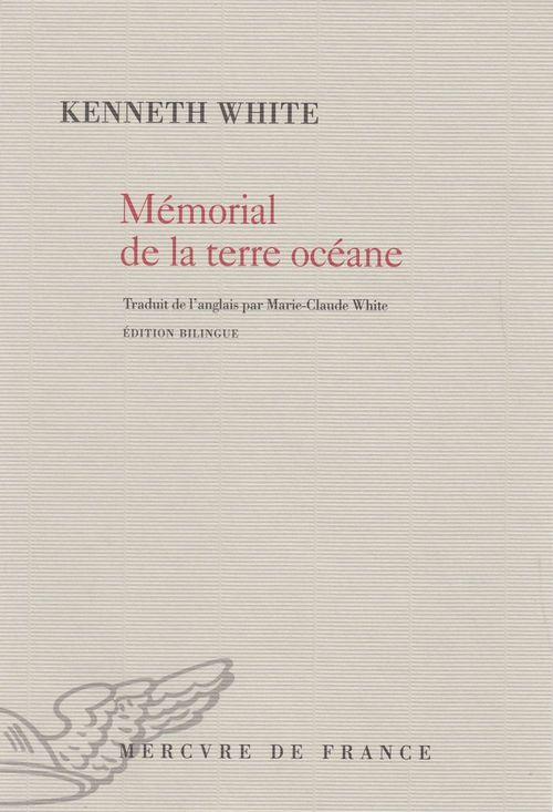 Couverture ebook de Mémorial de la terre océane (Édition bilingue), de Kenneth White