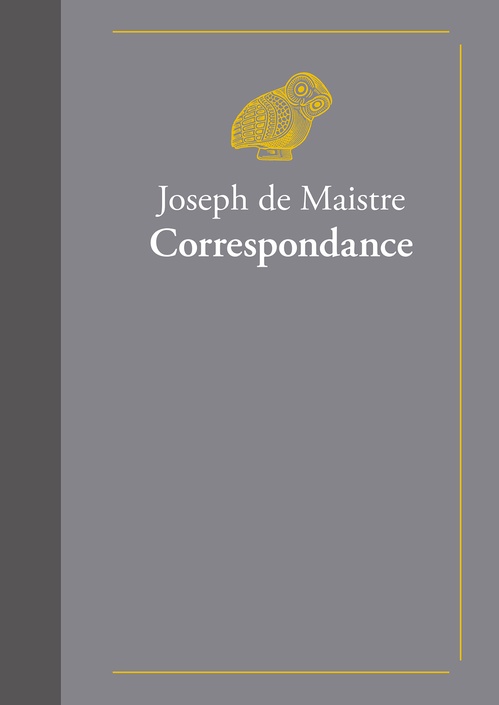 Couverture ebook de Correspondance, de Joseph de Maistre