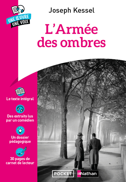 Couverture ebook de L'armée des ombres, de Joseph Kessel