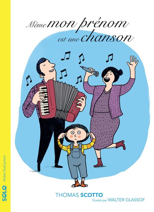 Couverture ebook de Même mon prénom est une chanson, de Walter Glassof, Thomas Scotto