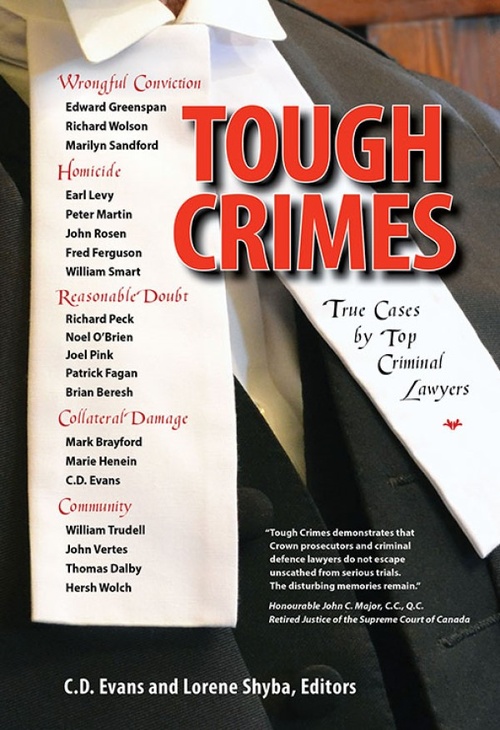 ebook cover of Tough Crimes, by Edward L. Greenspan, Richard Wolson, Marilyn Sandford, Earl Levy, Peter Martin, John Rosen, Fred Ferguson, William Smart