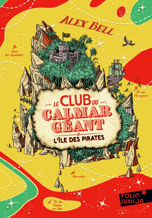 ebook cover of Le Club du Calmar Géant (Tome 2) - L'île des pirates, by Alex Bell