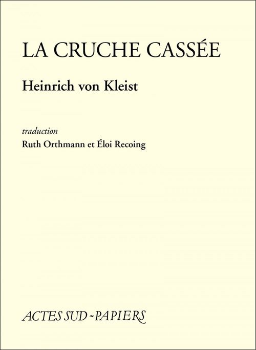 Couverture ebook de La Cruche cassée, de Heinrich von Kleist