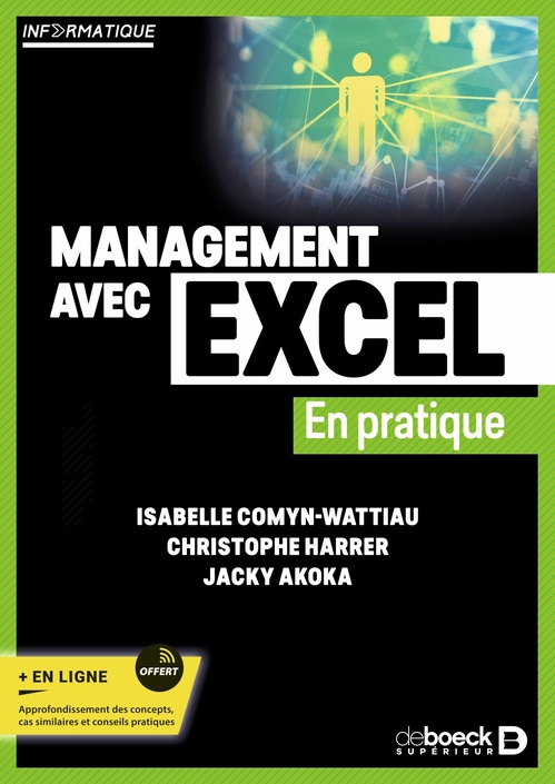 ebook cover of Management avec Excel en pratique, by Isabelle Comyn-Wattiau, Jacob Akoka, Christophe Harrer