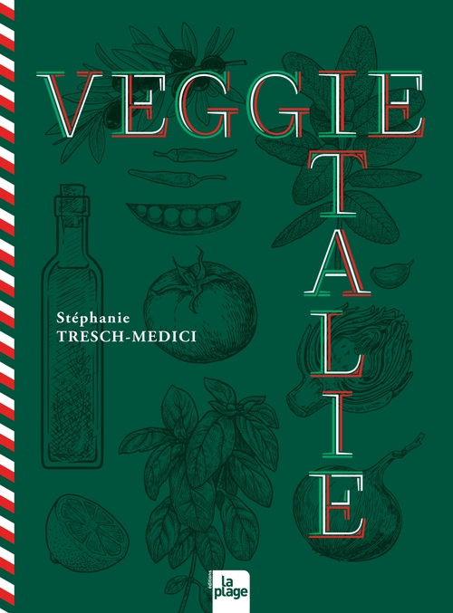 Couverture ebook de Veggie Italie, de Stéphanie Tresch-Medici