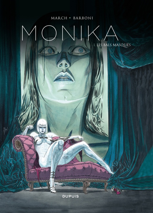 Couverture ebook de Monika - Tome 1 - Les bals masqués, de Thilde Barboni, Guillem March