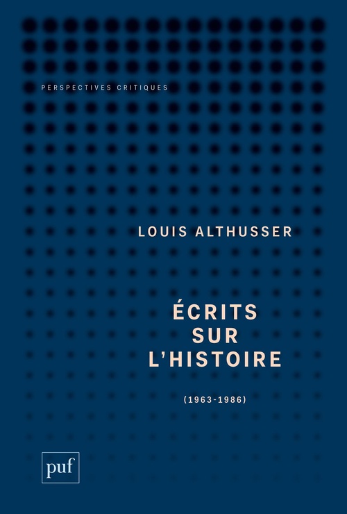 Couverture ebook de Écrits sur l'histoire (1963-1986), de Louis Althusser