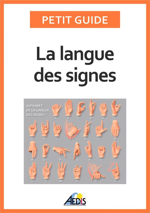 Couverture ebook de La langue des signes, de Collectif