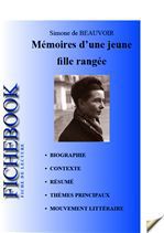 ebook cover of Fiche de lecture Mémoires d'une jeune fille rangée, by Simone de Beauvoir