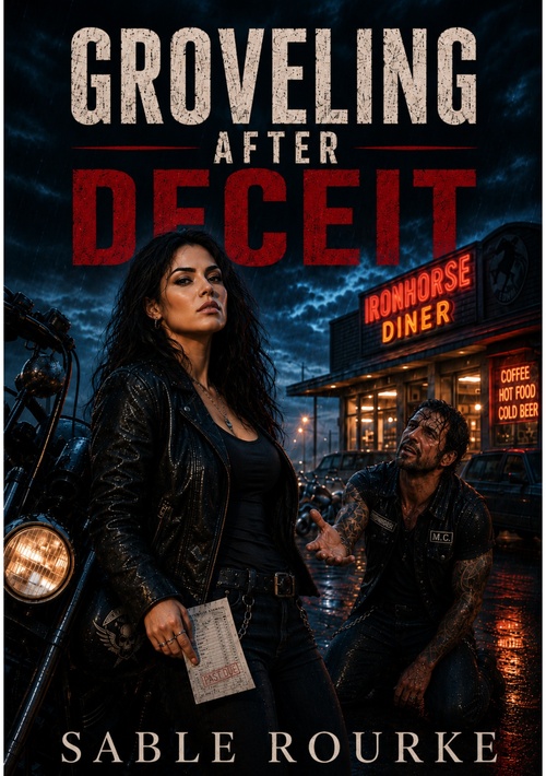 Couverture ebook de GROVELING AFTER DECEIT, de Sable Rourke