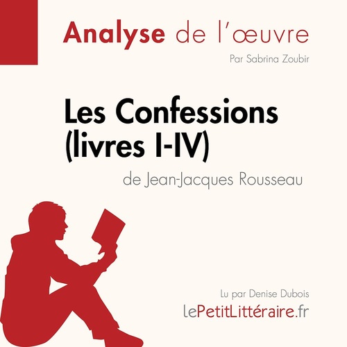 Couverture audiobook de Les Confessions (livres I-IV) de Jean-Jacques Rousseau (Fiche de lecture), de Lepetitlitteraire, Sabrina Zoubir