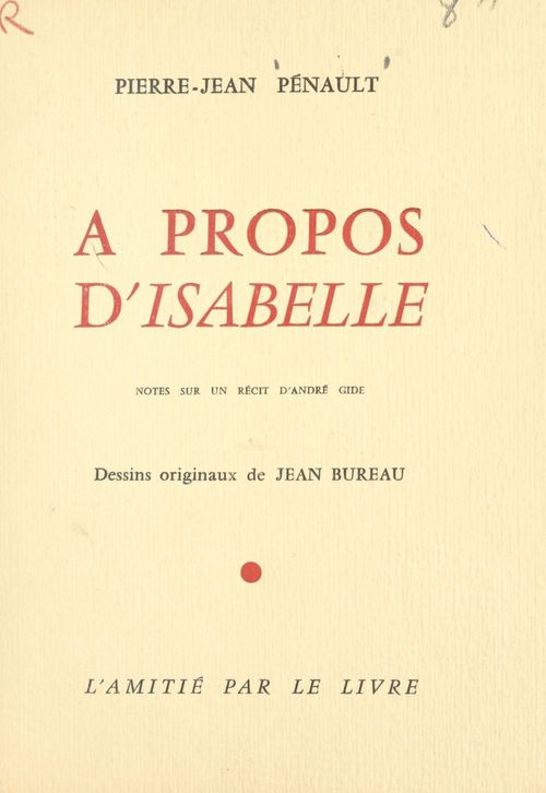 Couverture ebook de À propos d'Isabelle, de Pierre-Jean Penault