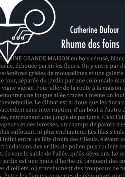 Couverture ebook de Rhume des foins, de Catherine Dufour