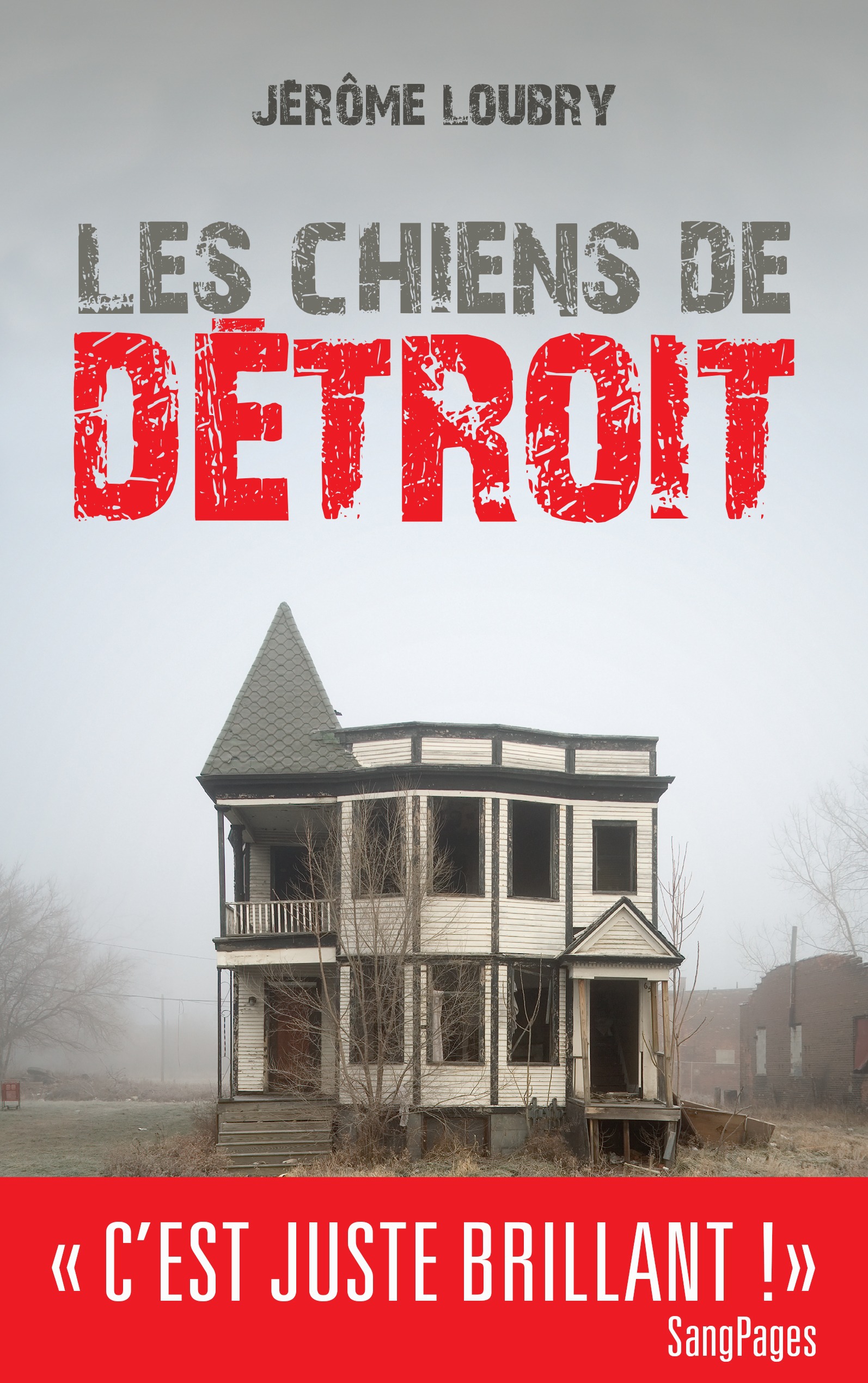 Couverture ebook de Les Chiens de Détroit, de Jérôme Loubry