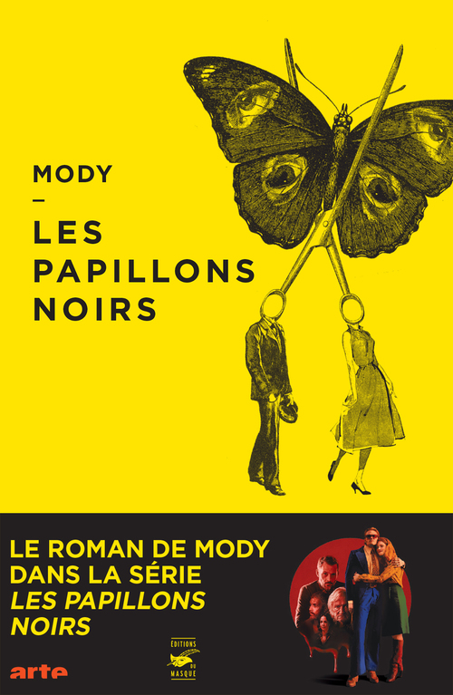 Couverture ebook de Les Papillons noirs, de Mody