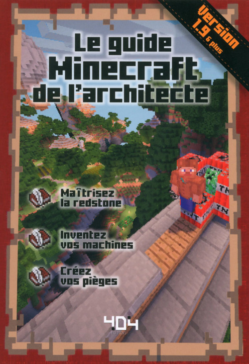 Couverture ebook de Le Guide Minecraft de l'architecte - Version 1.9, de Stéphane Pilet