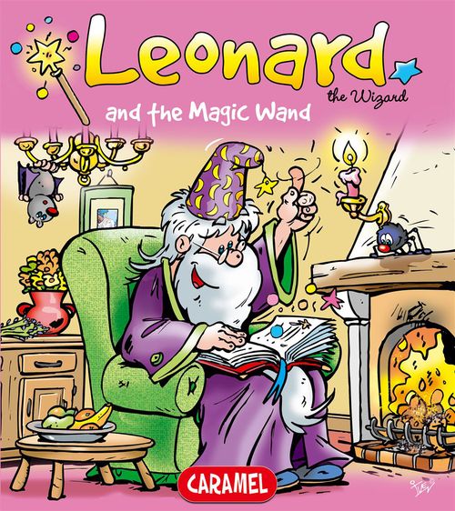 ebook cover of Leonard and the Magic Wand, by Jans Ivens, Leonard The Wizard