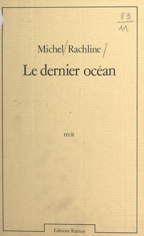 Couverture ebook de Le dernier océan, de Michel Rachline