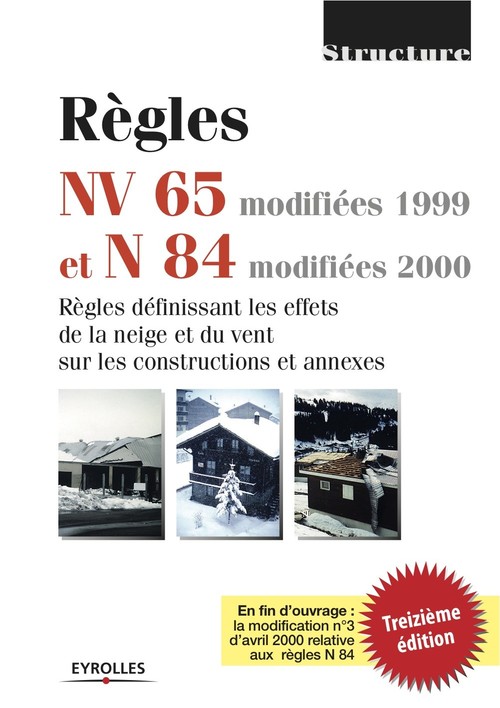 Couverture ebook de Règles NV 65 modifiées 99 et N 84 modifiées 95, de Règles