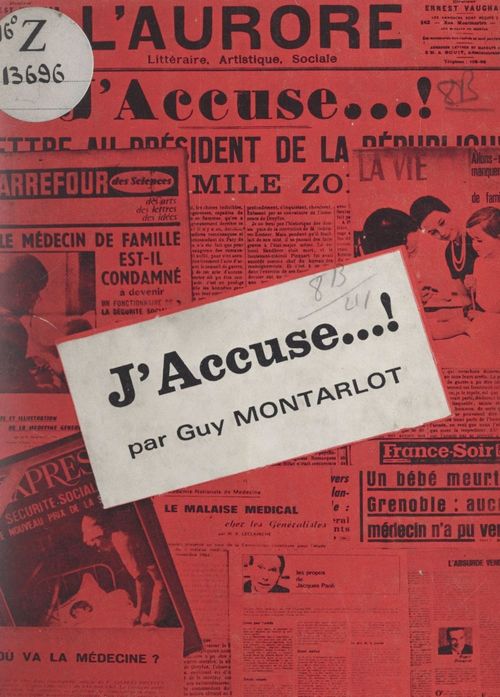 ebook cover of J'accuse... !, by Guy Montarlot