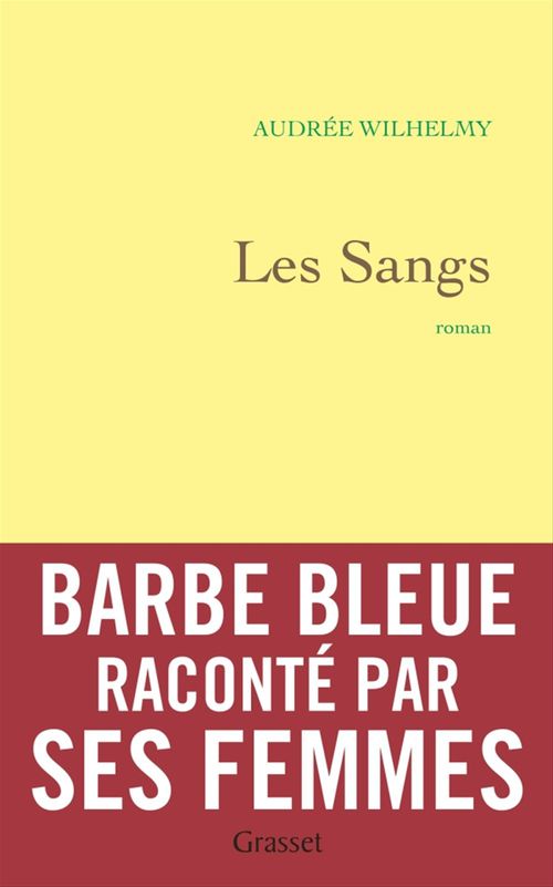 ebook cover of Les sangs, by Audrée Wilhelmy