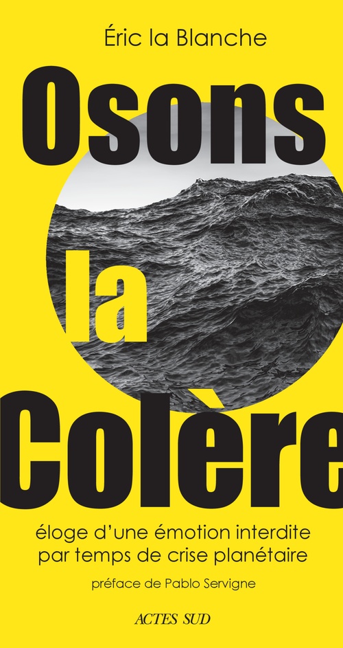 ebook cover of Osons la colère, by Eric La Blanche
