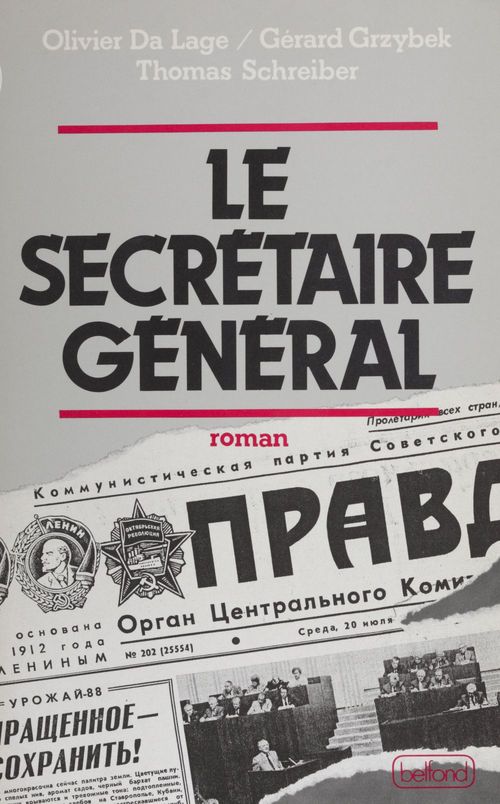 Couverture ebook de Le Secrétaire général, de Lage/Schreiber